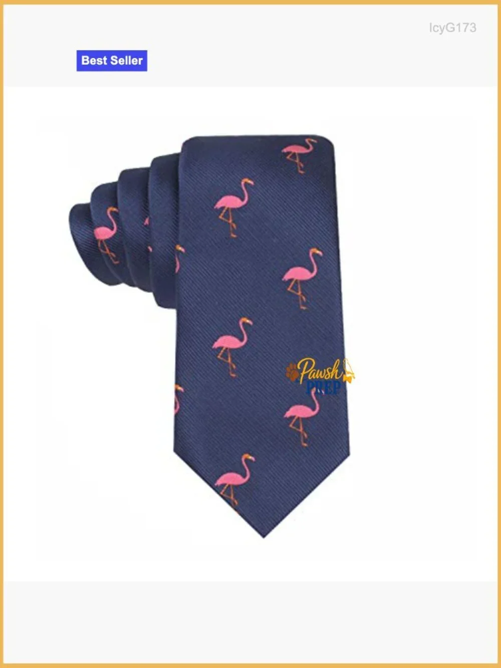 Skinny Microfiber Necktie with Bird Pattern for Weddings and Work